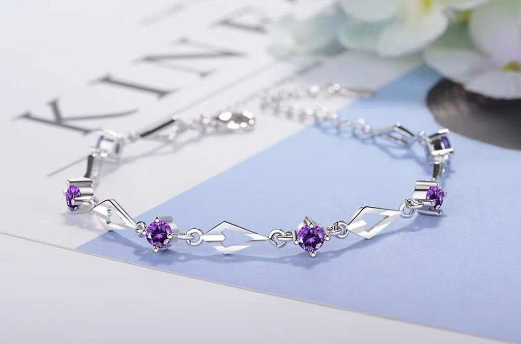 Silver 925 Jewelry Bracelets for Women 