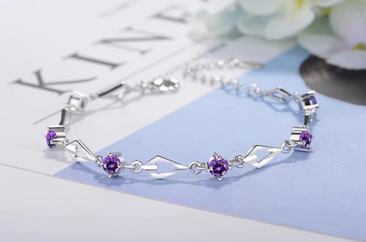 Silver 925 Jewelry Bracelets for Women 