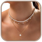 Gold Plated Pearl Necklace for Women