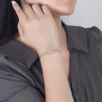 Fashion Crystal Infinity Bracelet Summer Adjustable Zircon Endless Love Charm Bracelet Women Giirls Birthday Jewelry Gifts