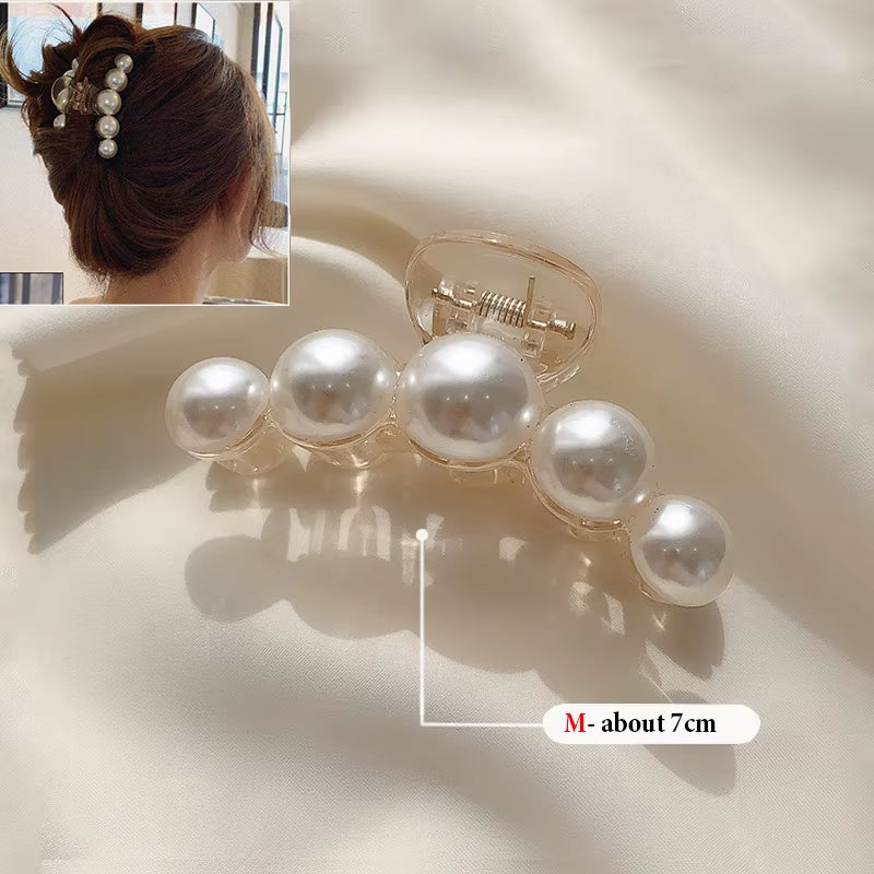 Simple Metal Hollow Out Geometric Hair Claw Ladies Elegant Hair Accessories Cross Crab Bath Clip for Women Fashion Girl Headwear