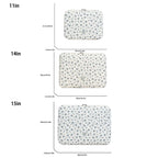 Flower Print Quilted Laptop Bag 11  - 14 Inch/15 Inch Computer Bag Protection Case Laptop Sleeve Computer Case Bag