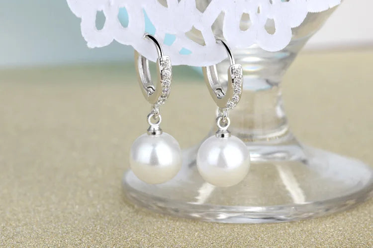 Pearl 925 Sterling Silver Earrings
