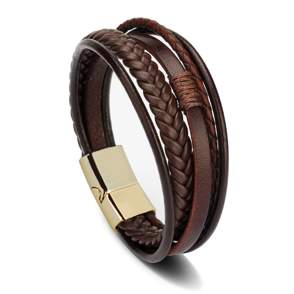 Trendy Leather Bracelets for Men