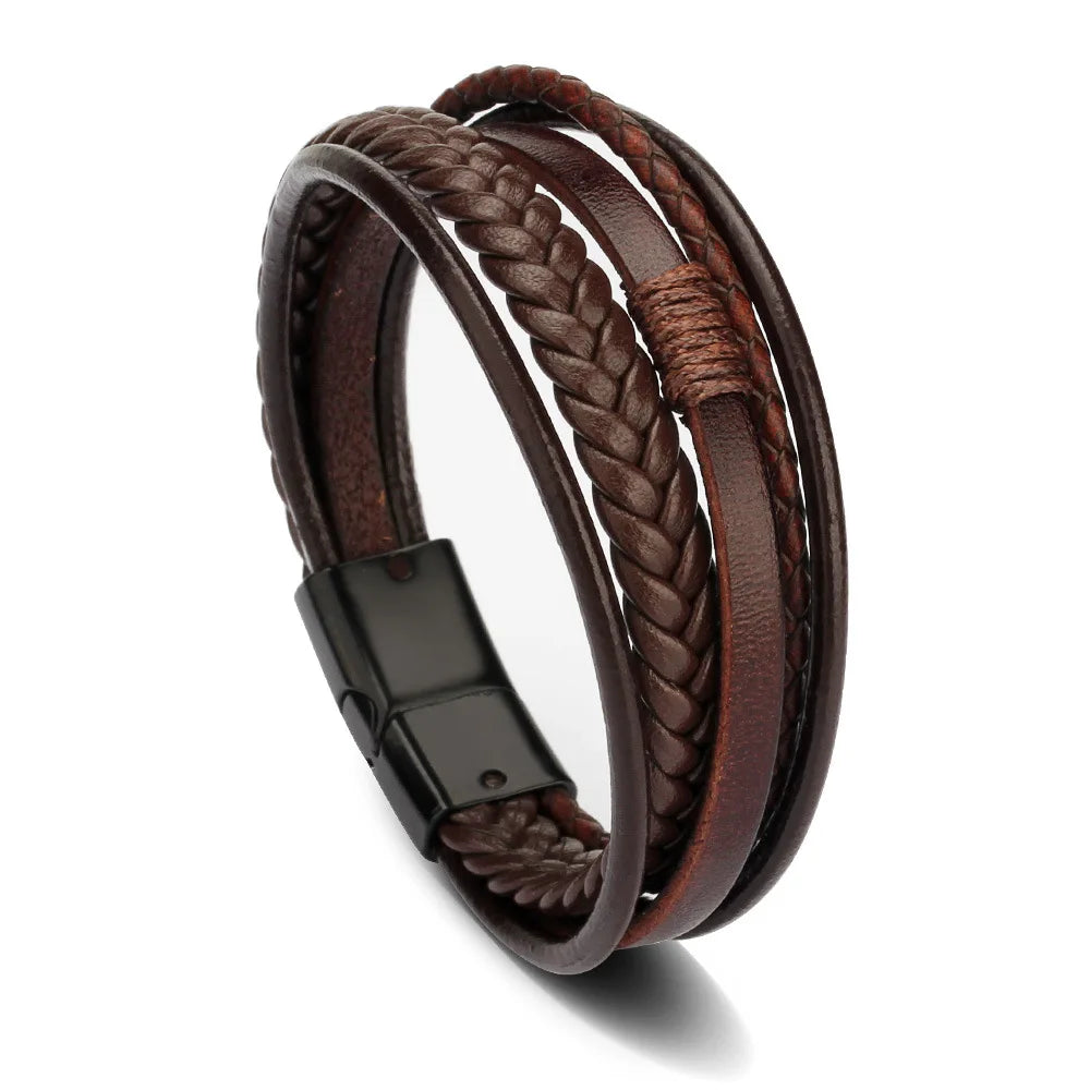 Trendy Leather Bracelets for Men