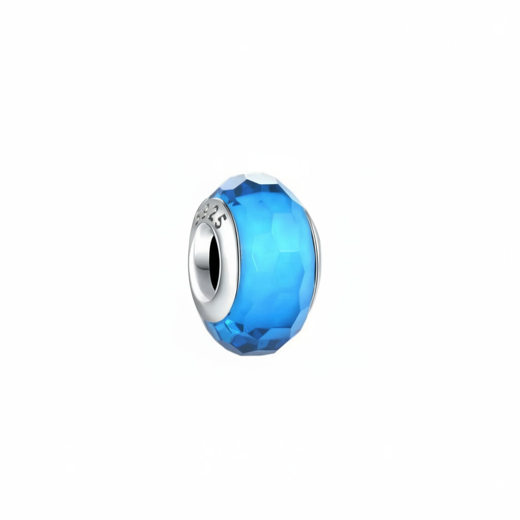 Colored Flower Leaf Cosmic Rainbow Murano Glass Charms Beads