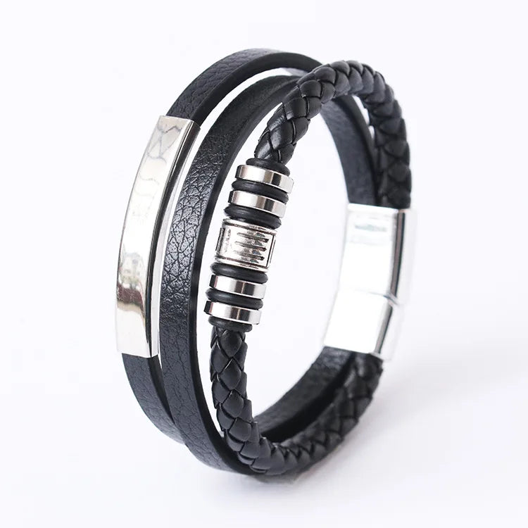 Trendy Leather Bracelets for Men