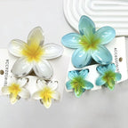Summer Hawaiian Flower Hair Claw Clip