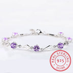 Silver 925 Jewelry Bracelets for Women 